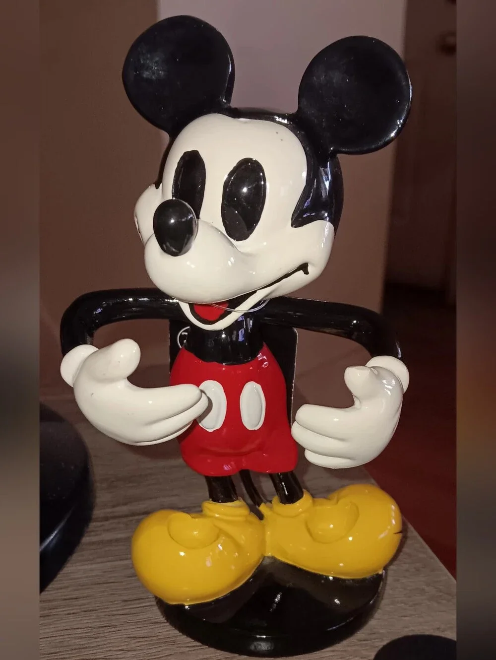NWT Disney Mickey Mouse Collectible Resin Toothbrush Holder Stand Jay Franco